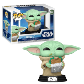 Funko POP! MANDALORIAN &amp; GROGU - POP Star Wars 841 - Grogu With Food