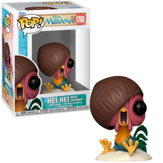Funko POP! MOANA 1768 Hei Hei with coconut