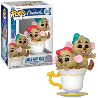 Funko POP! CINDERELLA 75TH ANNIVERSARY 1544 Jaq and Gus Gus Back Order