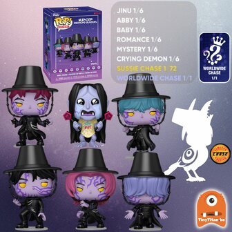 Funko POP! KPOP DEMON HUNTER - Pop Mystery (6pcs) Pre-Order