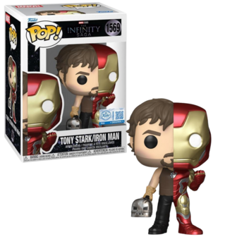 FUNKO POP! Split Iron Man / Tony Stark 1569 INFINITY SAGA Exclusive