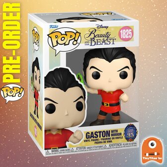 Funko POP! BEAUTY AND THE BEAST 1825 Gaston with mirror Pre-Order