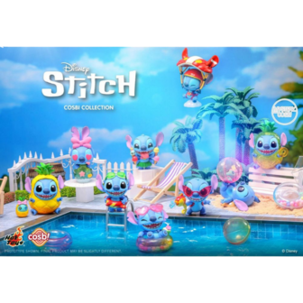 Cosbi LILO &amp; STITCH - Stitch on Holiday 8cm - 1 BlindBox