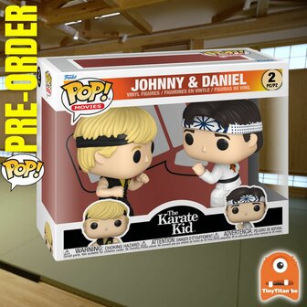 Funko POP! KARATE KID 2 Pack Johnny &amp; Daniel Pre-Order