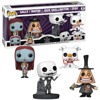 Funko POP! NIGHTMARE BEFORE CHRISTMAS 4-Pack Disney