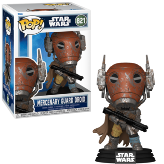 Funko POP! MANDALORIAN &amp; GROGU 821 Mercenary Guard Droid