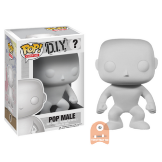 POP! Miscellaneous POP Male - White Funko DIY