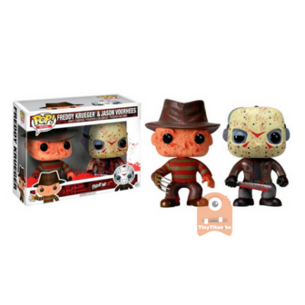 POP! Movies Freddy krueger &amp; Jason Voorhees 2-Pack Friday the 13th - Bloody