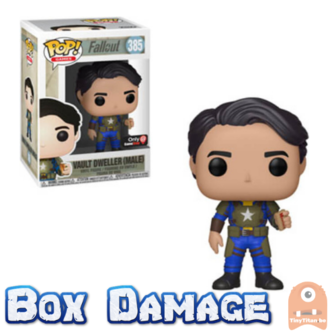 POP! Games Vault Dweller /w Menats #385 Fallout DMG