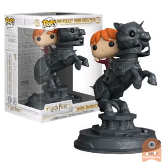 POP! Harry Potter Ron Weasley Riding Chess Piece #78 Movie Moment