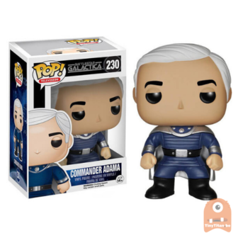 POP! Television Commander Adama #230 Battlestar Galactica - Vaulted