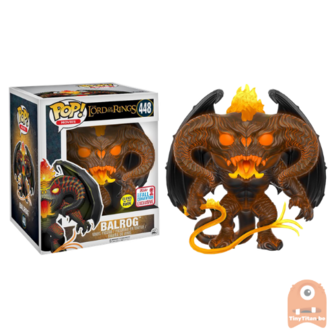 POP! Movies Balrog GITD #448 Lord of the Rings 6 Inch - NYCC 