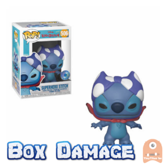 POP! Disney Superhero Stitch #506 Lilo &amp; Stitch - Excl - DMG