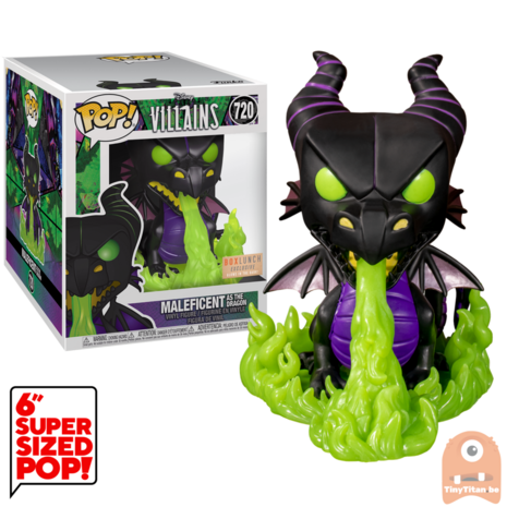 POP! Disney Maleficent as The Dragon GITD Exclusive #720 Villains - 6 INCH