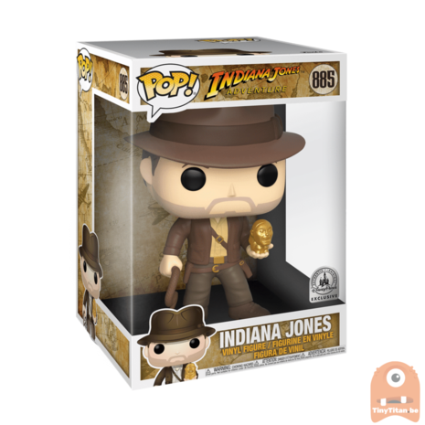 POP! Movies Indiana Jones Disney Parks Exclusive 10 INCH #885