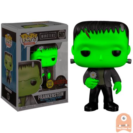POP! Movies Frankenstein w/ Flower GITD #607 Universal Studios Monsters Exclusive