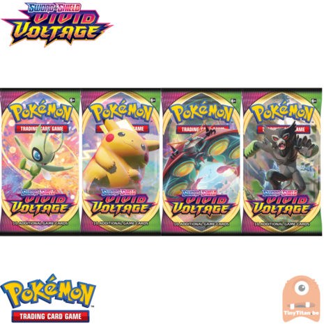 Pok&eacute;mon TCG Sword & Shield Vivid Voltage Booster Pack