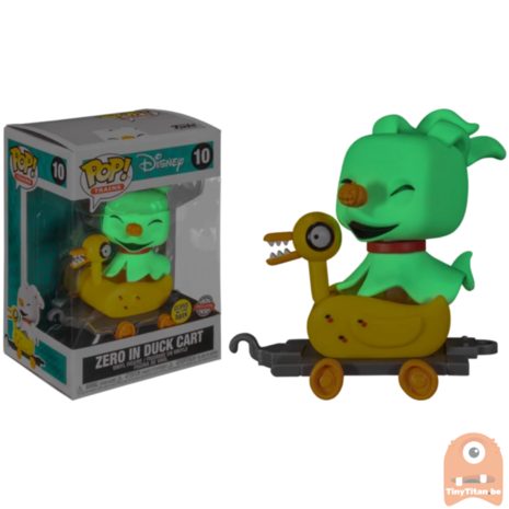 POP! Disney Zero in Duck Cart GITD 10 - The Nightmare Before Christmas Exclusive 