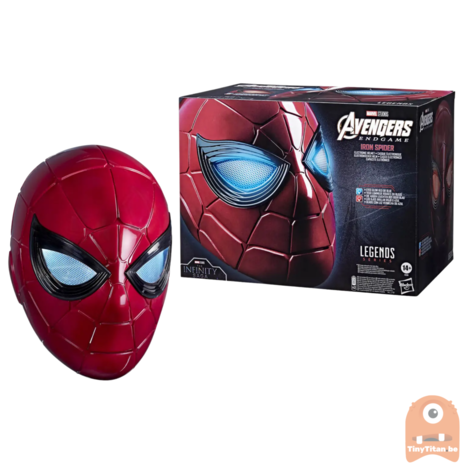 Overtollig Effectief Stimulans Marvel Legends Series: Spider-Man iron Spider Electronic Helmet - Funko  POP! - Tiny Titan