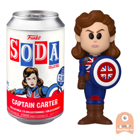 Vinyl Soda Figure What if Marvel - Captain Carter LE 10000 