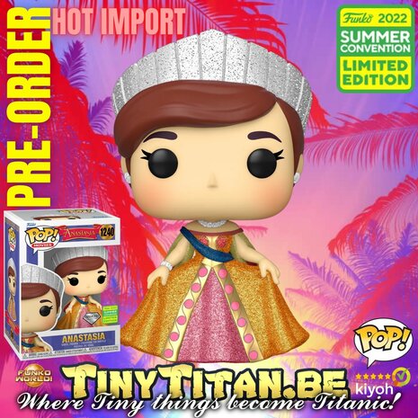Funko POP! Movies Anastasia Diamond Glitter SDCC 2022 Exclusive LE - Pre-order
