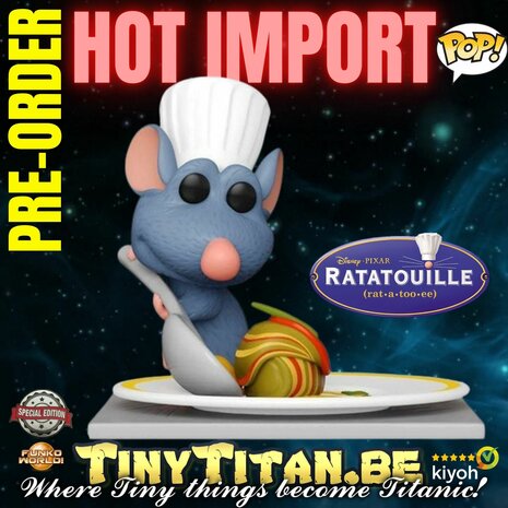 Funko POP Disney Deluxe Remy Ratatouille Exclusive Pre-order