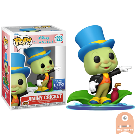 Funko POP! DISNEY Jiminy on Leaf - Pinocchio SD23 Expo Exclusive LE - Pre-order