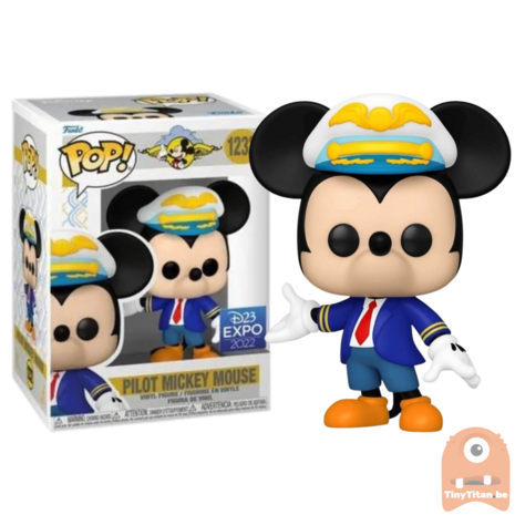Funko POP! DISNEY Mickey Pilot Blue Suit SD23 Expo Exclusive LE - Pre-order
