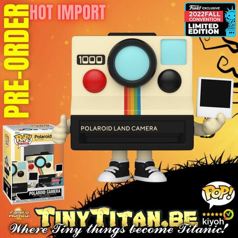 Funko POP! Polaroid Camera NYCC 2022 Exclusive LE - Pre-order