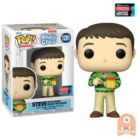 Funko POP! Steve w/ Notebook - Blue's Clues NYCC 2022 Exclusive LE - Pre-order