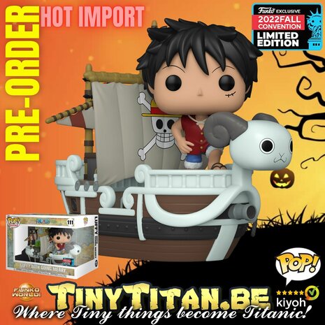 Funko POP! Ride Luffy w/ Going Merry - One Piece NYCC 2022 Exclusive LE - Pre-order