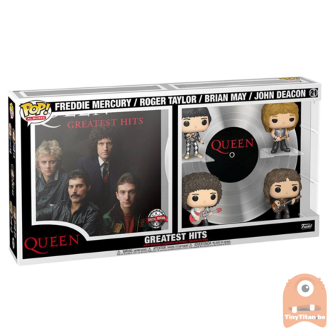 POP! Rock Albums Deluxe: Queen greatest Hits 4-Pack Exclusive