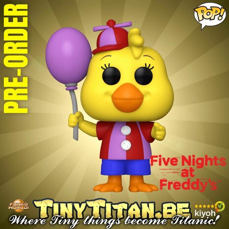 Funko POP! Balloon Chica - Five Nights At Freddy's Pre-order