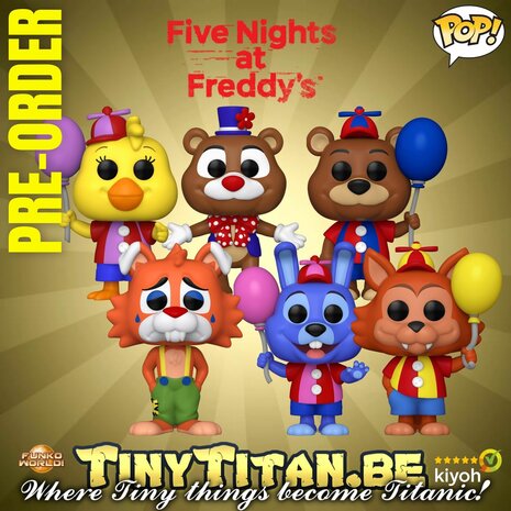Funko POP! Bundle of 6 - Five Nights At Freddy's Pre-order