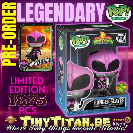 Digital POP! Ranger Slayer Legendary 77 Mighty Morphin Power Rangers Exclusive Pre-order