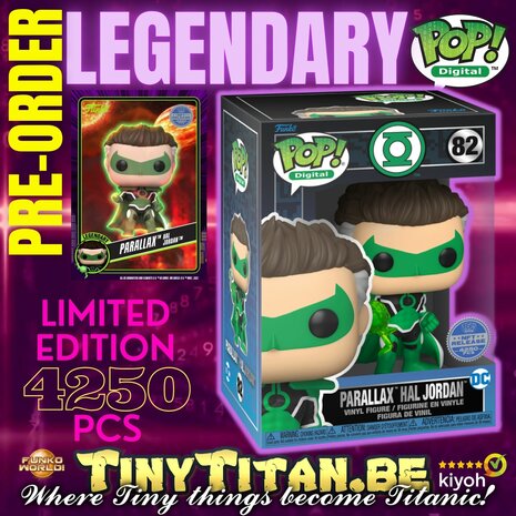 Digital POP! Parallax Hal Jordan Legendary 82 Green Lantern DC Exclusive Pre-order