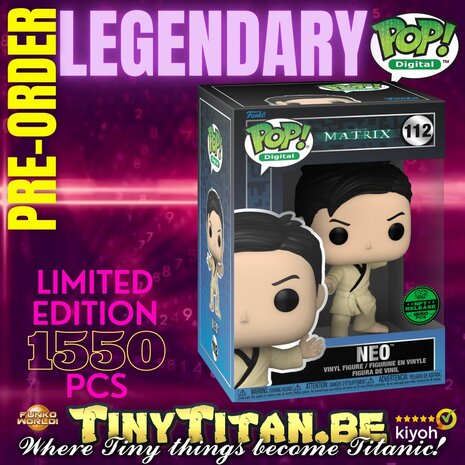 Digital POP! Neo Legendary The Matrix Exclusive Pre-order