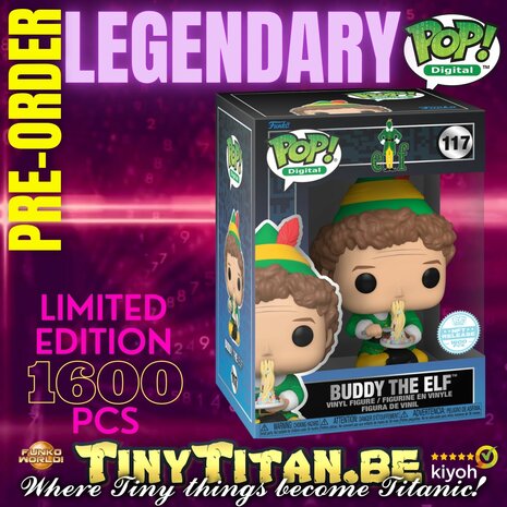 Digital POP! Buddy the Elf Legendary Elf Exclusive Pre-order