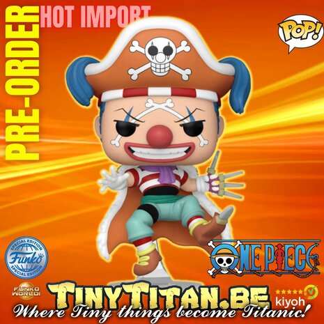 Funko POP! Buggy The Clown - One Piece Exclusive Pre-order