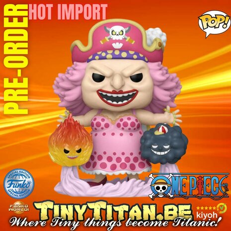 Funko POP! Big Mom w/ Hommies 6 INCH - One Piece Exclusive Pre-order