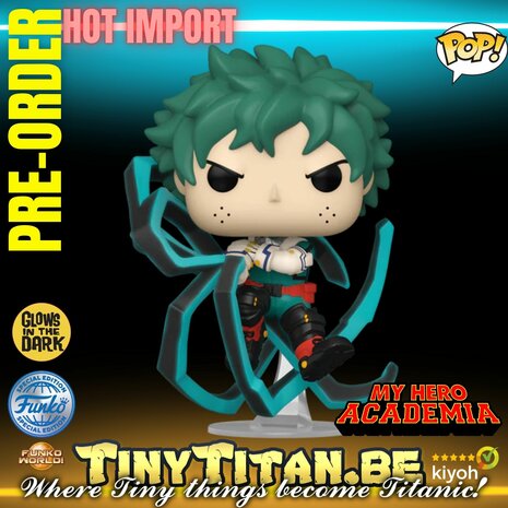 Funko POP Izuku Mindoriya GITD - My Hero Academia Exclusive Pre-order