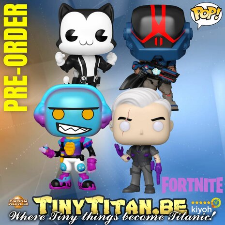 Funko POP! Bundle of 4 Fortnite Pre-Order