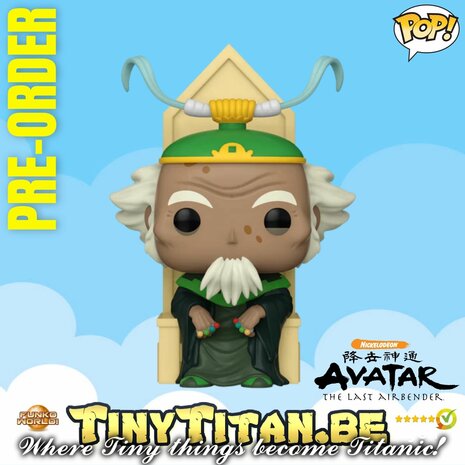 Funko POP! Deluxe King Bumi 6 INCH 1444 Avatar The Last Airbender Pre-Order