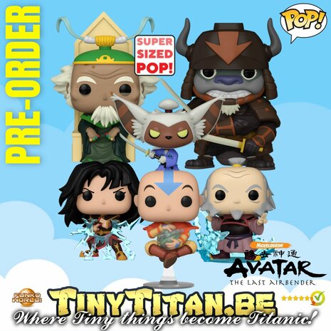 Funko POP! Bundle of 6 Avatar The Last Airbender Pre-Order