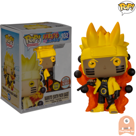 POP! Animation Naruto Uzumaki Six Paths Sage GITD 932 Naruto Shippuden Exclusive SS