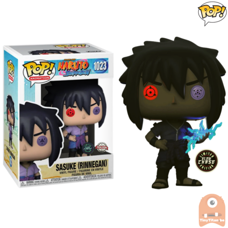 Funko POP! Animation Sasuke Rinnegan GITD CHASE 1023 Naruto Exclusive