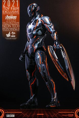 Hot Toys iron Man Neon Tech 4.0 2021 Toy Fair Exclusive 32CM