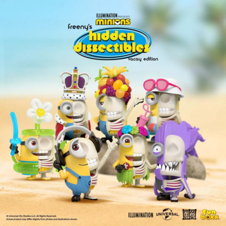 MIGHTY JAXX - FREENY'S HIDDEN DISSECTIBLES MINIONS SERIES 01 - VACAY EDITION - BlindBox