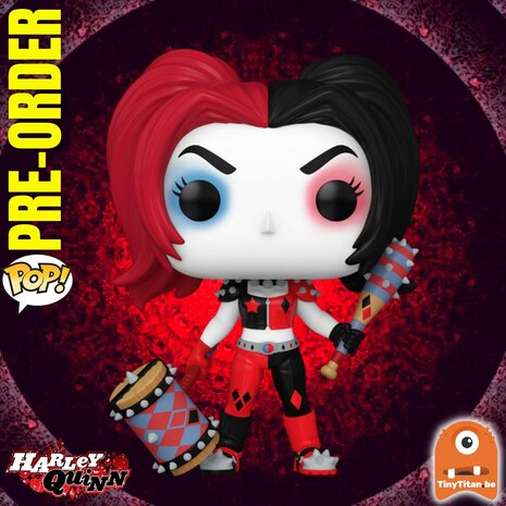 Funko POP! Harley Quinn w/ weapons 453 DC Heroes Pre-Order
