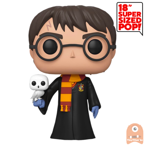 Funko POP! Harry Potter w/ Hedwig Super Sized  18 INCH 01 Wizarding World